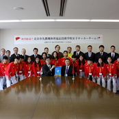 北京女子サッカーチーム 本学で交流試合開催