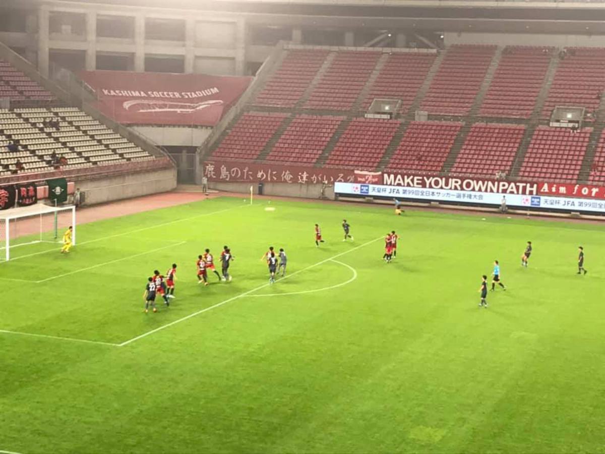 サッカー天皇杯2回戦で鹿島アントラーズ J1 から得点奪うも1 3で惜敗 Topics 北陸大学 サッカー天皇杯2回戦で鹿島アントラーズ J1 から得点奪うも1 3で惜敗 Topics 北陸大学