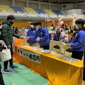 金沢武士団ホームゲームへ学生ボランティアのべ15名を派遣