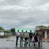 森田研究室ゼミ生が大型ドローン（ＭＧ－１）農薬散布実験を実施